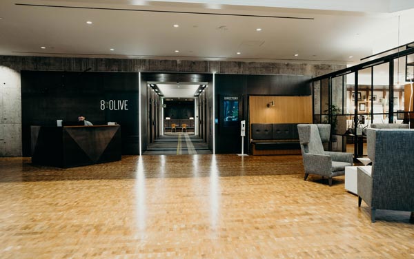 Front lobby of the Summit Dental Care building